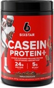 Six Star Casein Protein Powder Elite Casein Protein Powder Slow-digesting Micellar Casein Protein Powder for Muscle Gain Triple Chocolate Protein Powder, 2 lbs (26 Servings) (Pakkaus May Vary)