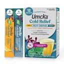 Nature's Way Cold Relief Hot Drink, Umcka, Homeopaattinen, Kliinisesti Proven Pelargonium Sidoides 1X, Cough, Congestion, Sorres Throat, Stuffy Nenä, Day & Night Formula, 12 Packets (Packaging May Vary)