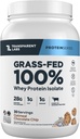 Läpinäkyvä Labs Grass-Fed Whey Protein Isolate - Luonnollisesti maustettu, gluteeniton Whey Protein Powder 28g proteiinia per tarjoilu & 9 Aminohapot - 30 Tarjoilut, kaurajauho suklaa Chip Cookie