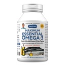 Andrew LESSMAN Maximum Essential Omega-3 Orange - 30 Softgels - Ultra-Pure, High Potency Omega-3 Oils. Korkea DHA, ei vatsavaivoja, ei tuholaisia, ei elohopeaa. Pieni Helppo niellä Softgels