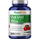 NusaPure Uva Ursi 10:1 Uute, 450 mg Vastaa 4 500 mg 200 Kasvissyöjän korkit (ei-GMO, Vegan) Karhunmarja