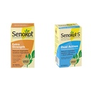 Senokot Extra Strength Natural Vihannesten Laksatiivinen & S Dual Action 60 tablettia, Luonnollinen Vihannesten Laksatiivinen Ingredientti Plus ulosteen pehmitin tabletit