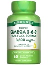 Nature's Truth Triple Omega 3-6-9 Softgels 