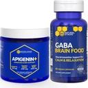 NATURAL STACKS GABA aivot Ruoka + Apigenin täydentää uni Bundle - Tukee rentoutumista ja uni* - 180 Kapselit yhteensä