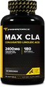 Primaforce CLA 2400 mg per Serving (180 softgels) - Max CLA - miehille ja naisille, ei stimuloivia, GMO vapaa & gluteeniton