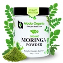 Moringa Powder Organic Certified Moringa Leaf Powder, Moringa Oleifera - Rikas antioksidantteja ja immunovitamiinia, Superfoods for Moringa Tea, Moringa Drink, Intia Kasvatettu, Vegan -7,05 OZ