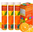 C-vitamiini Juokseva tabletti 1000 mg magnesiumsinkki-E- ja kalium-C-vitamiinin kanssa