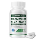 Magnesium Glycinate 400 MG per tarjoilu 100% Chelated for High Absorption, Gentle On Stoach, Ei-GMO, 90 kasvissyöjän kapselit