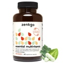 Zenkgo Naisten vitamiinit + Probiootit 25B PMY + Organic Whole Foods, Tukee immuniteettia, Digestio, Energia, Päivittäiset vitamiinit A, E, B6, B12, Vegan D3, K2 (MK-7), Folaatti, Minerals, Superfoods(60Ct/30Day)