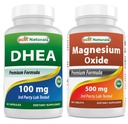 Best Naturals DHEA 100 mg & Magnesiumoksidi 500 mg