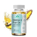 Triple Strength Wild Alaskan Omega-3 2500mg + EPA 1,300mg + DHA 1,200mg, täydentää sydämen ja yhteisen terveyden, 120 Softgels 60 päivän tarjonta