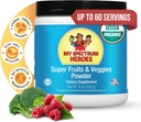 My Spectrum Heroes Super Fruits and Veggyes Powder - Koko elintarvikkeiden täydennysosa - 16 Superfoods - Tehokas antioksidantti - Immuuniterveysapu - Boosts Ruoansulatuskyky - Ei GMO - Gluteeniton (228 grammaa)