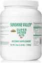 Sunshine Valley® Super Laktoosi Kuiva-aine (ILMAINEN KUKKA) - Luonnollinen Makeutusaine & paistamisen lisälaite, jauhettu sokeri ruoanlaittoon & elintarvikkeiden sekoituksiin, elintarvikkeiden vakauttaja & täyttöaine - 35 Oz