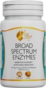 Cocó March N.M.D Broad Spectrum Enzymes - 18 Entsyymit gluteenilaktoosi-digestiiviseen tukeen -Adult & Children Acid and Bile Resistant - Dairy Free, Vegan, 460 mg ombition Blend, 60 kapselia