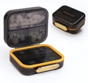 Bexeen Medicine Pill Organizer Travel Söpö pilleri Container Pieni pilleri laatikko laukku Mini pilleri tapauksessa Kannettava vitamiinin haltija Organizer Compact Matkan koko Lääkkeet Päivittäinen tasku apteekki täydentää