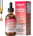 Cortisol lisäravinteet naisille, Cortisol Wellness Liquid Drops, 16 in 1 Cortisol Detox Reduktor w. Ashwagandha, Magnesium, L-Theanine, Folaatti rentoutumista & Hormonitasapaino, Mansikka
