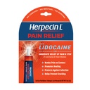 Herpesin-L Kipua lievittävä hoito kylmän ripulin ja kuumeen hoidossa, jossa on lidokaiinia, tunnottomuutta ja kutinaa, suojaa infektioita vastaan, 0,15 oz