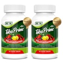 Deva Tuba Prime Vegan Multivitamiini Korkea-Potenssi-vitamiini- ja mineraaliravintolisä Antioksidantit, Hedelmien ja vihannesten sekoitus, Supersienet, Probiootit, Prebiootit, Siemenet, Yrtit - 90 Tabs, 2-pakka