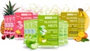 Glukoosi SOS Sulat Valmistettu Dextrose Powder Natural Fruit Pure Sugar, Kuten Glucote Tabs, Nopeasti toimivat tabletit, jotka sulavat 15 yksittäistä 15g tarjoiluja 3 eri makuja