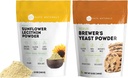 Kate Naturals Auringonkukkalesitiinijauhe (4oz) & Brewer's Jeast (12oz) Bundle