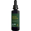 Global Healing Center Aivojen terveys - USDA Organic Brain täydentää muistia ja keskittyä - Nootropic täydentää taisteluun Mental Fog, Advanced Focus Factor aikuisille Extra Strength - 2 Fl Oz