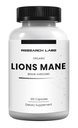 Tutkimuslaboratoriot Organic Lions Mane Supplement Kapselit, 120 kapselia w/Patent LitropaneTM, Immuunijärjestelmän Booster & Nootropic Brain Tuki Mushroom Supplement. 10X Uute, joka vastaa 18 000 mg
