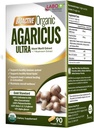LABO Nutrition Bioactive Organic Agaricus Ultra - 7 Mushroom Extract Supplement Agaricus blazei Murill Cordyceps, Maitake, Turkey Tail, Lingzhi, Shiitake for Advanced Immuuni Support, USDA Organic