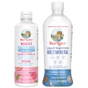 MaryRuthin naisten monivitamiini + hiusten kasvu Liposomal (Peach) & Liquid Nighttime Multimineral (Coconut, 15oz) 