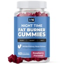 Night Time Fat Burner Gummies, uni tuki ja laihtuminen Nälkä suppressantti ja aineenvaihdunta Booster, Silppua vatsa rasvaa nukkuessasi ...
