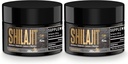 Shilajit Resin - Organic Shilajit Resin Kolmas osapuoli testattu Rich 85+ Trace Minerals, Gold Grade Himalajan Pure Shiljait for Energy (1 Fl Oz (Pakkaus 2)