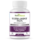 Glukosamiini Chondroitin MSM Joint Supplement with Turmeric & Boswellia - Joint Support for Men & Women - Edistää liikkuvuutta - Joustavuus & Mukavuus 