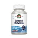 KAL Liposomal Multivitamiini - Korkea Potenssi Liposomaalinen C-vitamiini, D-3, ja enemmän - Miehet ja naiset Multivitamiini sydän- ja verisuonijärjestelmän tuki - 30 Servings, 60 VegCaps
