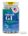 Muuta GI Kaikki luonnolliset vatsa Health Support 60 kapselia - Nutraceutical Stressi-aiheisiin Oireet - Tukee paranemista ja ruoansulatusta terveys Asiatica Extract & CM Chitosan