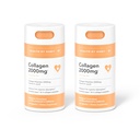 Terveyttä Habit Collagen Supplement 2 Pack (120 kapselia) - C-vitamiini & E, 2000 mg, kollageeni Peptidit, Superior Imeytyminen, Tuki ihosi, ei-GMO, sokeriton (2 pakkaus)