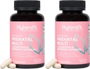 Hyland's Easy Morning Prenatal Multitamine and Dgestive Health and Morning Pahein Relief, 60 Vegaanikapselia, joissa on Folaattia, koliinia, sinkkiä, inkivääriä juuria, prebiootteja ja Algae DHA:ta (paketti 2)