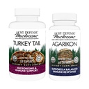 Isäntäpuolustus Bundle Turkin pyrstökapseleilla, 120 Count & Agarikon Kapselit, 60 Count - Tuki Ruoansulatus- ja immuuniterveys - Tuki Immuunitoiminnot ja solujen vahvuus