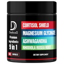 9in1 Cortisol Shield - Magnesium Glycinate & Ashwagandha Rhodiola, Fosfatidyyliseriini, Passion Flower, L-Theanine, Apigenin, Licorice, Magnolia - Lepo hyvin & Mielialan tasapaino - 60