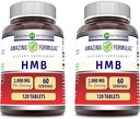 Amazing Formula HMB 2000mg per tarjoilu 120 tablettia Supplement ... Ei-GMO ...