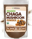XPRS Nutra Organic Chaga Mushroom Powder - Premium USDA Organic Chaga Mushrooms Powder - Chaga Powder Supports Immuuniterveys - Vegan Friendly Superfood for Chaga Tea and Beverly (8 oz)