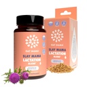 OAT MAMA Organic Imetys täydentää - "Slay Mama" Siunattu Thistle & Sarviapila kapselit - yrtti Imetys Blend, synnytyksen jälkeinen tuki imetys Äidit