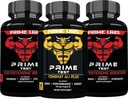 Prime Labs Prime Test Testosteroni Booster (60 ct, 2-Pack) + Tongkat Ali Plus (60 ct)
