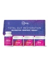 Microbiome Labs Total Gut Restauration Kit (Powder) - 3-Product Gut Health Spore Based Probiootti, Prebiootti Powder & Mucosal Immunoglobulin + Aminohappoja täydentää immuuni, GI & Dgestive Health
