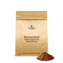 PURE ALKUPERÄISET AINEET Resveratrol Powder, 8 oz, Phytoalexin, Polygonum juuriuute