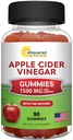 aSquarted Nutrition Apple Siideri Viinietikka Gummies - 1500mg Äiti - 90 ACV Gummies w/ Vitamin B6 & B12, Foolihappo - Vegaani Gummy Supplement Vaihtoehto kapselit pillereitä ja juoma