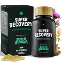 SuperBonsai Super Recovery Kapselit Post Juhla ja Morning Relief - Kaikki luonnollinen kokonaisvaltainen tuki - 3 kapselia otettu ennen juomista ja valinnainen tarjoilu jälkeen (14 palvelinta)