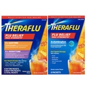 Theraflu Max Strength Daytime & Nighttime Flu Symtom Relief Honey Lemon Flavor Powder & Daytime Flu Relief Honey Lemon Powder, 6 Daytime + 6 Nighttime, & 6 Honey Lemon Flavor Powder Packets