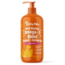 Zesty Tassut Wild Alaskan Omega-3 Blend Pollock + Lohi öljy koirille ja kissat- iho ja takki tuki, Omega 3 täydentää lemmikkieläimet, 32oz