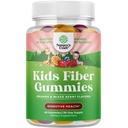 Korkea Prebioottikuitu Gummies lapsille - Ruokavaliokuitu täydentää digestio & Ummetus - Chicory Root Kids Immuuni Gummies - ei-GMO & Vegan Ruoansulatuskanavan täydentää - 60 Count