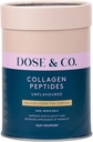 Dose & CO. Pure Collagen Peptides hiuksille, iholle ja kynsille, makuamaton - 10oz Powder Supplement