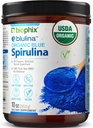 biophix Blue Spirulina Powder Organic Blulina 10 oz - Algae Organic Spirulina Powder 283 Servings - Superfood Superfood Supplement - Natural Blue Pigment - Epirulina en Polvo Organica Pura Azul